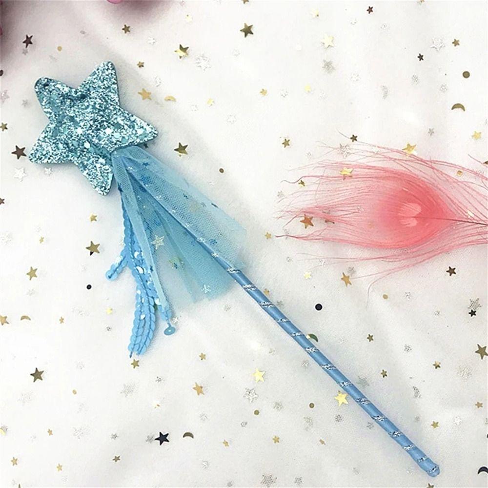Five Pointed Star Princess Wand Girls Wand Kids Stick Wand Star Fairy Wand  Birthday Gift