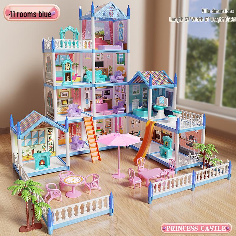 Princess Castle Dollhouse DIY Building Kit for Girls
