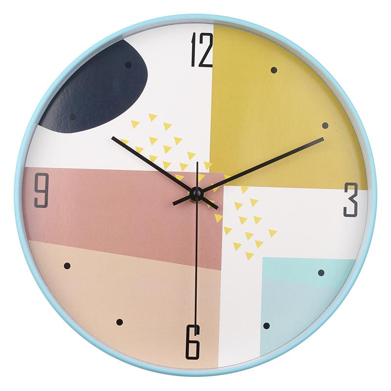 12-inch Clock Wall Clock Living Room Fashion Creative Home Bedroom Clock Modern Simple Silent Quartz Clock