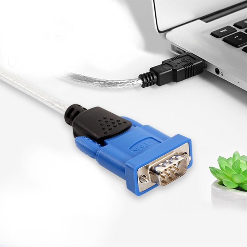 Highl Speed USB to RS232 Serial Converters Cable for Laptops and Digital Devices Stable Signal Transmission Wirey