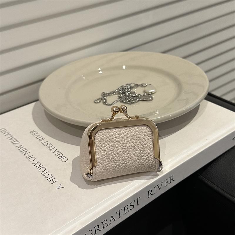 Smyckespåse i äkta läder: Mini myntplånbok & förvaring för ringar, halsband, örhängen