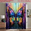 2D Flat Photography Backdrop Party Backdrop Colorful Floral Butterfly 100% Polyester Party & Holiday Decor Perfect for