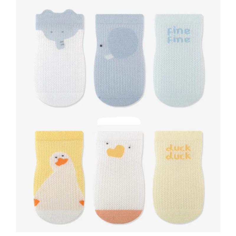 3 Paare/Lot Neue Sommer Kinder Socken Mädchen Ultra Dünne Netz Socken Cartoon Hase Hund Baby Lauflernsocken