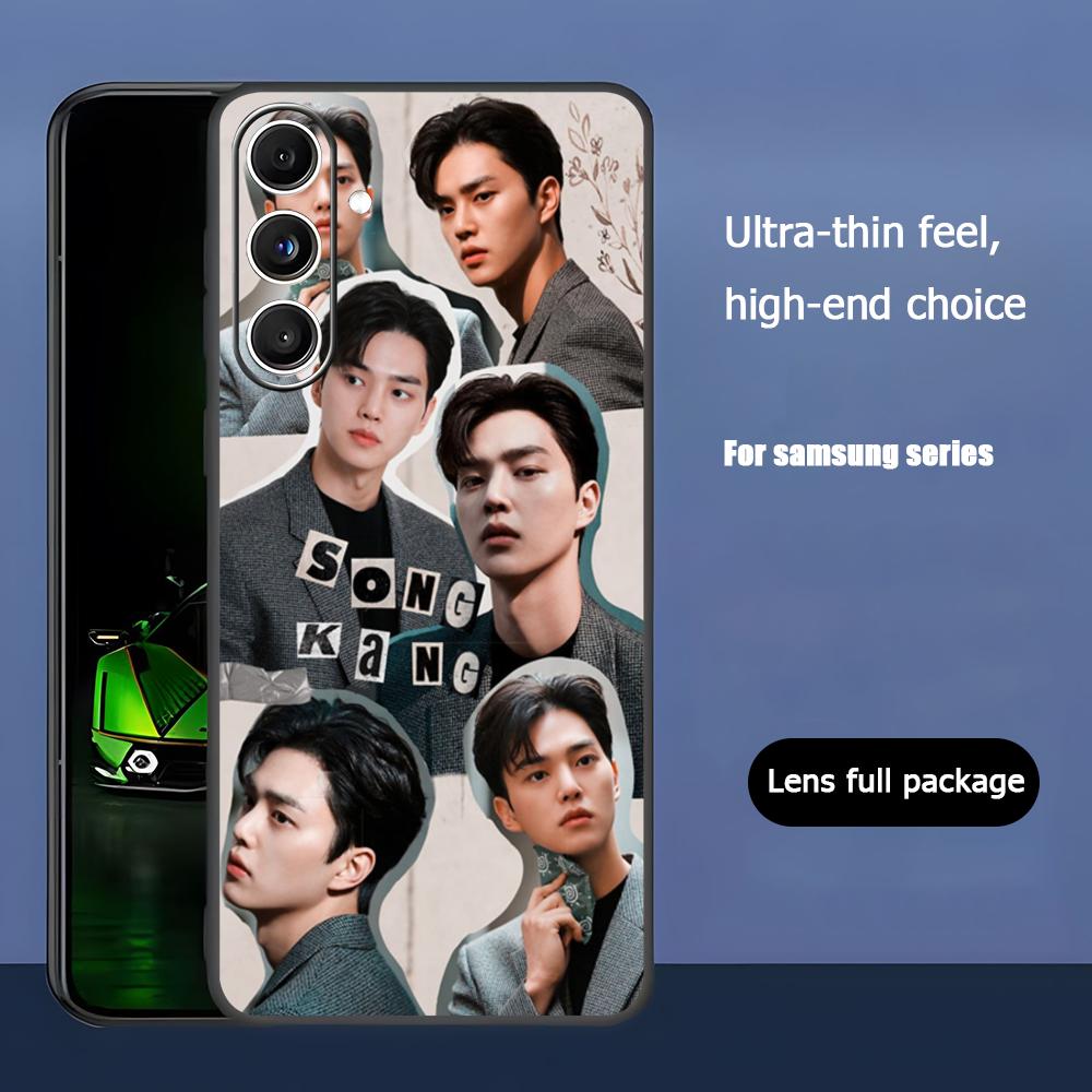 Star S-Song K-Kang Phone Case For Samsung Galaxy S25 S24 S23 S22 S21 S20 Plus Ultra Note20 Soft Black