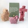 3D Cute Cat And Dog Silicone Candle Mold DIY Cartoon Animal Sheep Beavers Scented Home Candle Chocolate Cake Decor