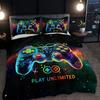 Gamepad Duvet Cover Set Stylish Color With 2 Pillowcase Super Soft Hd Printing Bedding Set For Home Dorm Decor