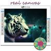 Cross Stitch Kit DIY Diamond Embroidery Animal White Tiger Diamond Painting Home Decor