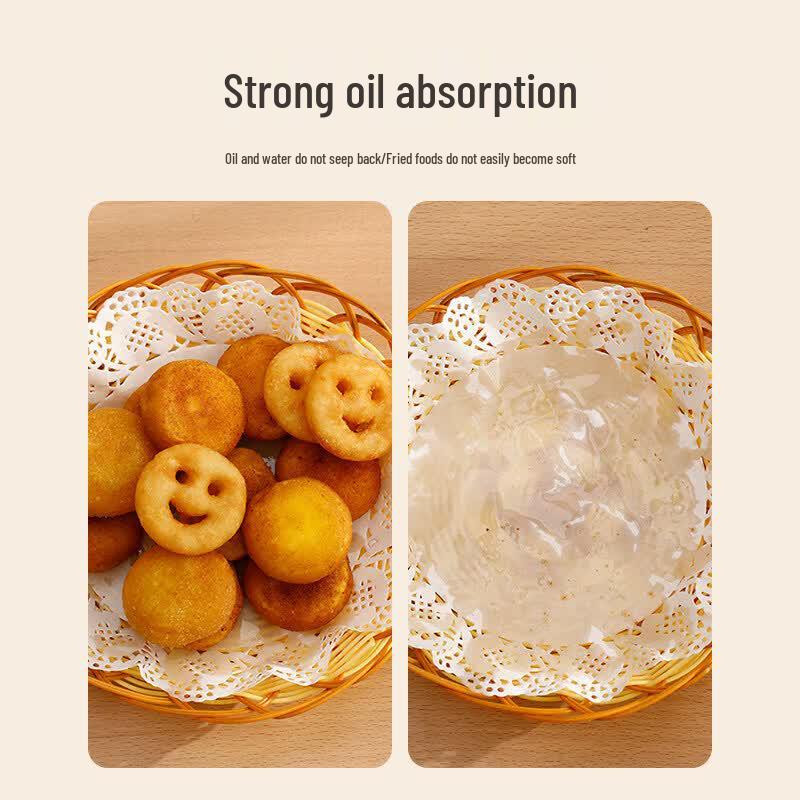 Round Food Oil Absorbing Baking Paper