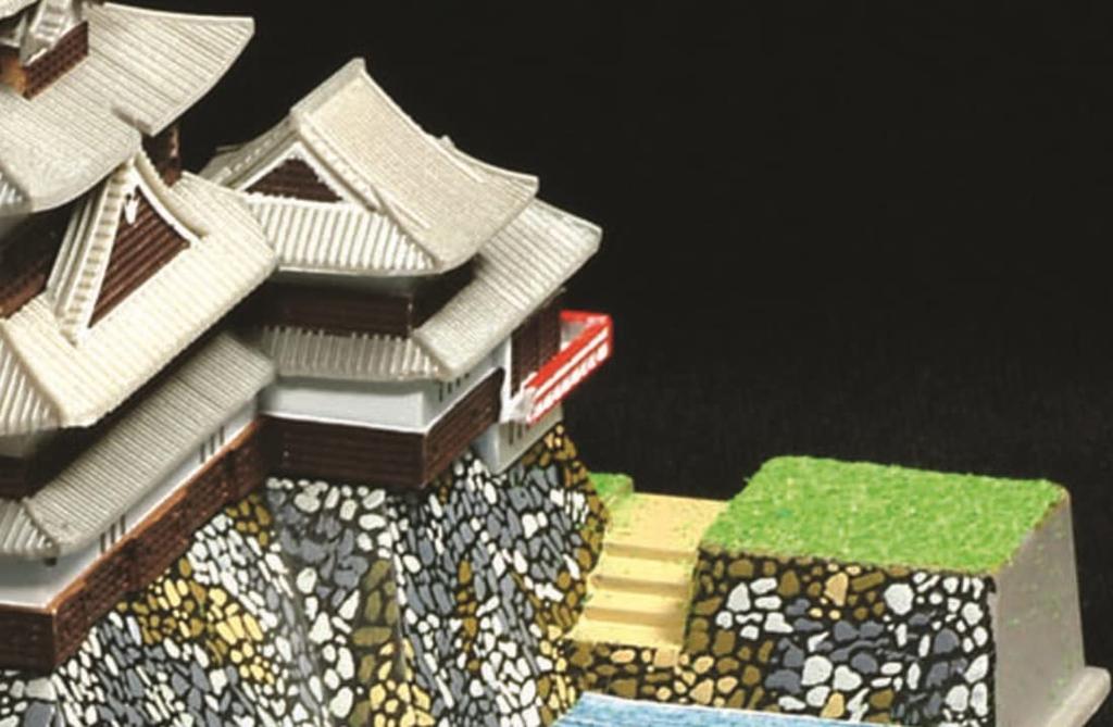 Doyusha Japanese Famous Castles JOYJOY Collection Matsumoto Castle Plastic Model Kit 1/430 JJ-9