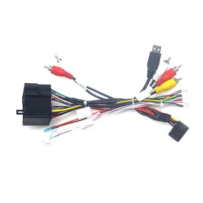 Car Radio 16PIN Android Power Calbe & Canbus Box For KIA Wiring Harness Adapter
