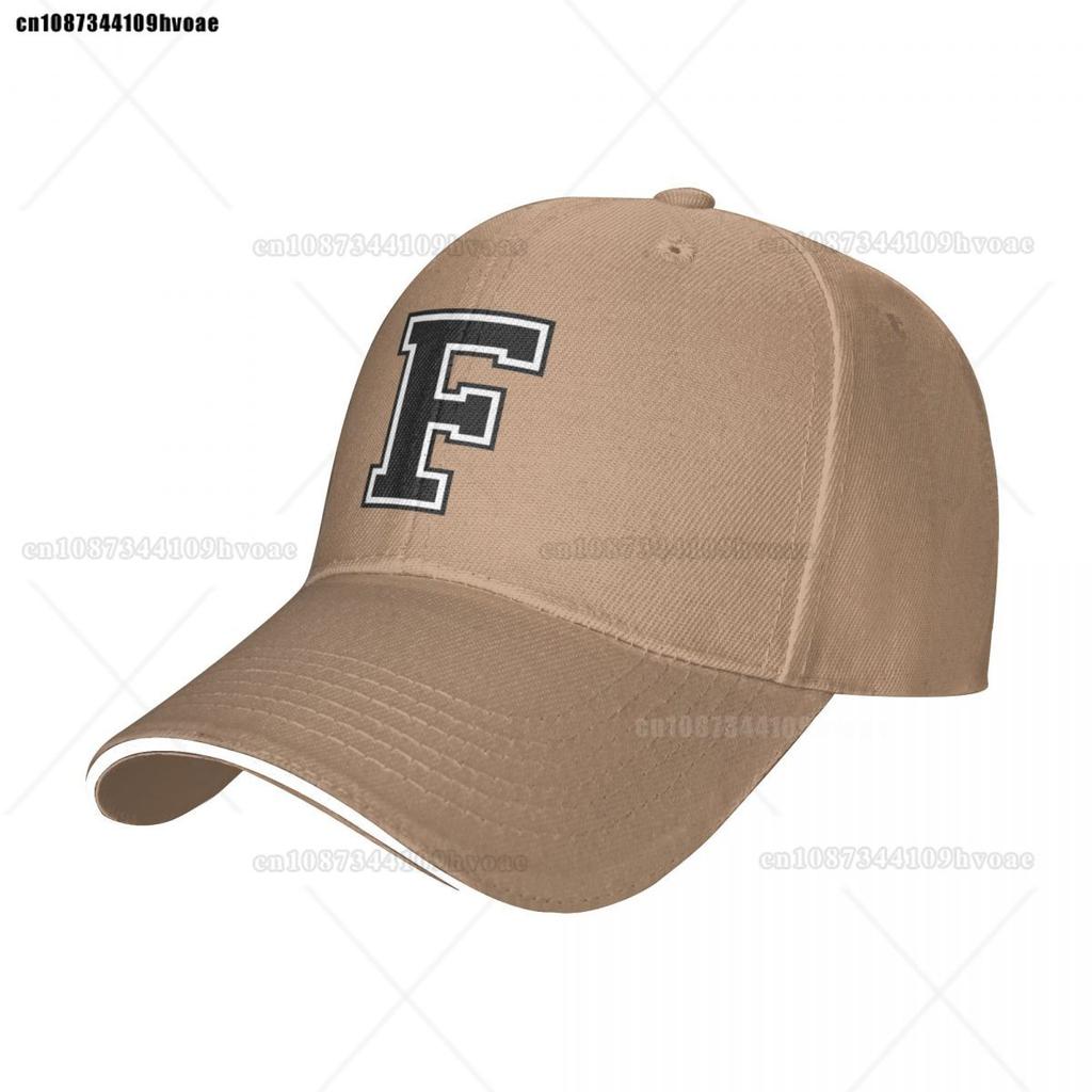 Initial Letter F Adjustable Baseball Cap For Unisex Adult High-end Womens Snapback Caps Hip Hop Street Tide Sunscreen Hats