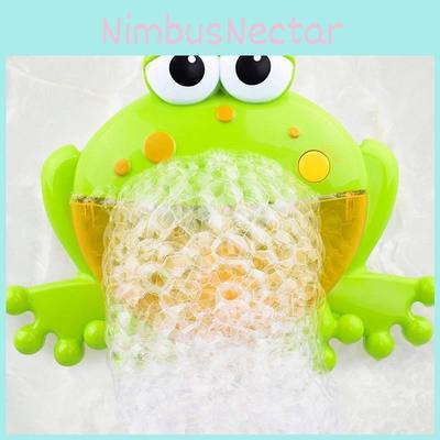 Enchanting 12 Songs Frog Bubble Machine Automatic Bubble Maker For Bathtime Bliss