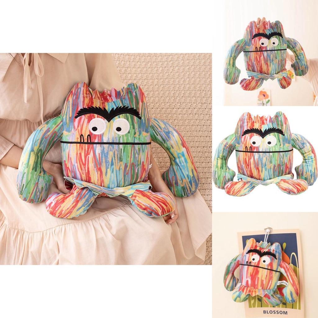 Il Mostro dei Colori Peluche Morbido e Abbracciabile Opzioni da 15cm 25cm 35cm