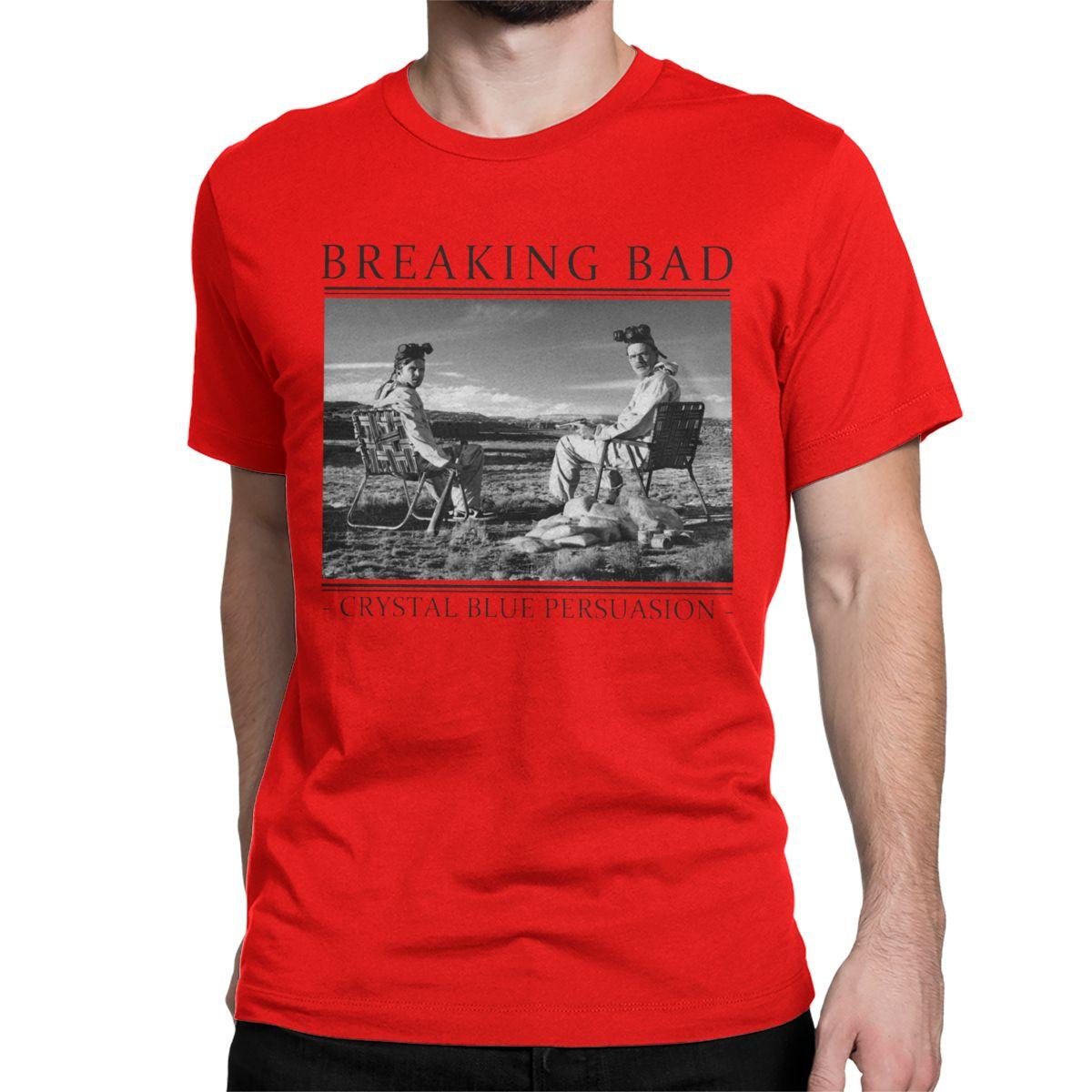 

Тройник с принтом «Во все тяжкие» Синяя кристальная убежденность Мужская Женская Футболка Уолтер Уайт Джесси Пинкман Уникальные Футболки 100% Хлопок Идея для Подарка Топ S