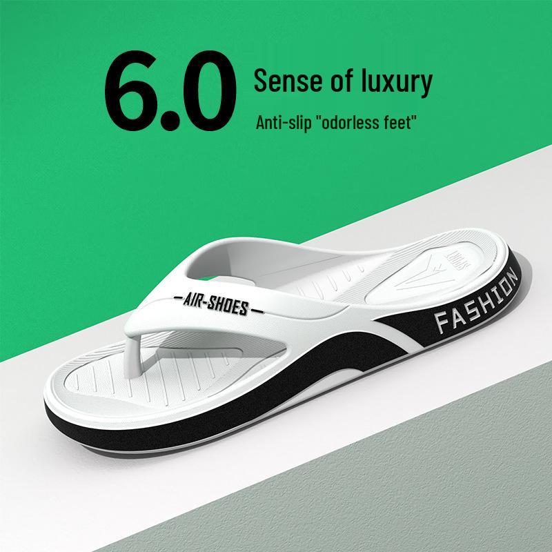 Herren Sommersandalen rutschfest weiche Sohle Flip-Flops: Lässige Strand- und Sportbekleidung 40-41 (for size 39-40 feet)