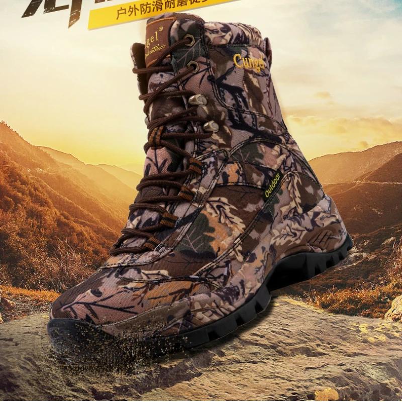 Man sneaker Shoes High Top Hiking Durable Waterproof Anti-Slip Outdoor Climbing Trekking shoe shoe for men Low Boot 2025