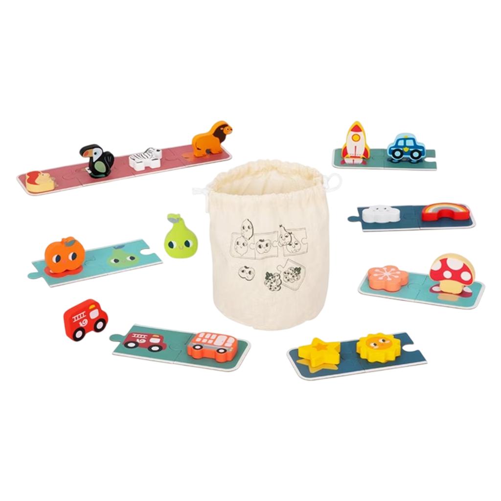 Joc de memorie cu carduri Tooky Toys pentru copii