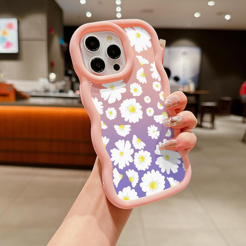 Sunflower Silicone Soft Phone Case for iPhone 16 15 14 13 12 11 Pro Max XS X XR Plus Anti-Scratch, Shockproof Fit Trendy Cover