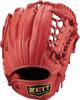 ZETT Youth Baseball Softball Ground Hero Red BJGB76440 Glove, All-Around, Left-Handed Throw, (6400),