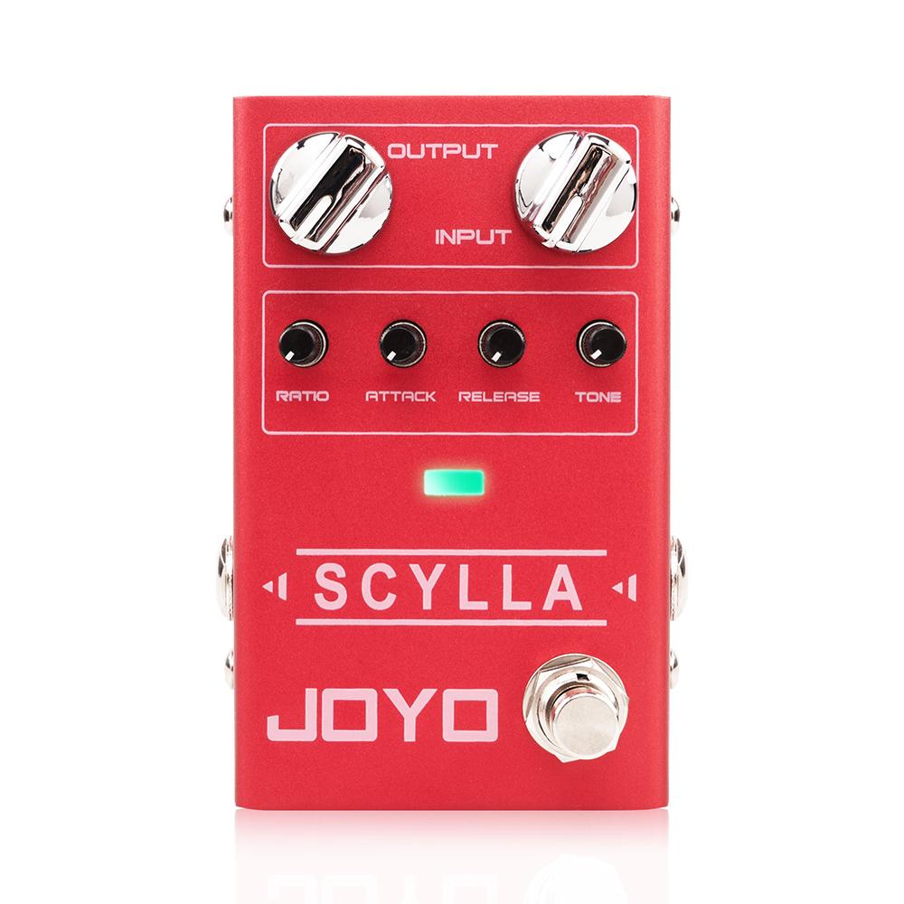 JOYO R-27 SCYLLA Bass Compressor Pedal High Dynamic Control Range Studio-grade Bass/Guitar Pedal with ATTACK/RELEASE/RATIO Knobs