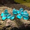 Aquarium Glass Beads Crystal Stone Aquarium Blue Stone Blue Heteromorphism Bea Landscaping