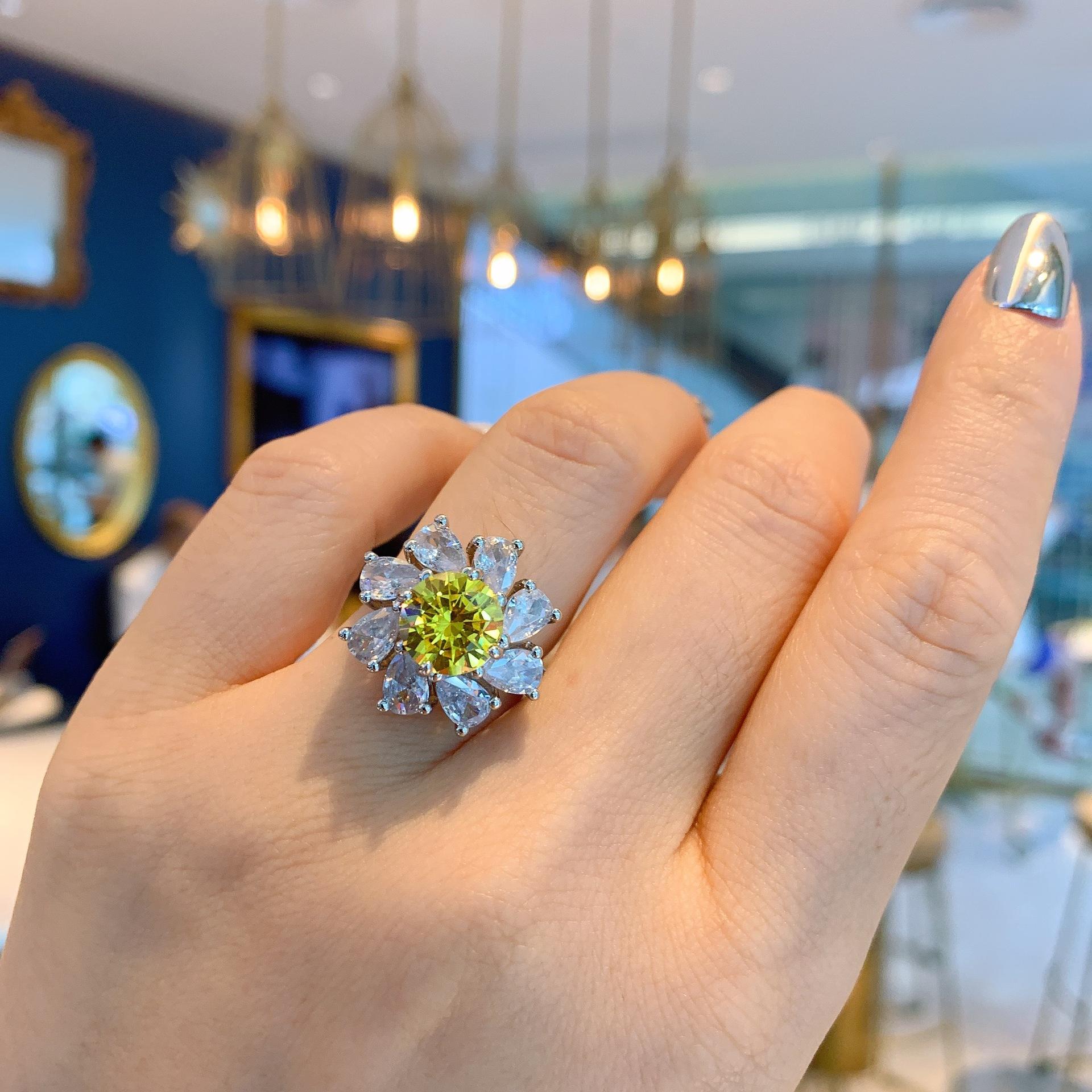 

Новое Y094 розовое бриллиантовое кольцо женское кольцо с красным корундом золотое бриллиантовое кольцо