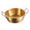 Rustless Steel Serving Bowl Round Deep Appetizer Bowl Practical Food Basin  Fruit Storage