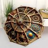 Steampunk-Kompass: Antikes Messing-Navigationswerkzeug mit kompliziertem ZahnraddesignRegenschirm mit süßem Design, tragbarer 3-fach kompakter Regenschirm für mich