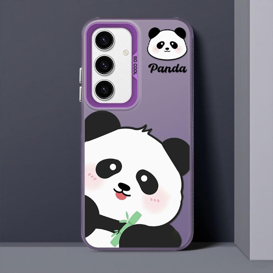 Soft Cover Phone Case for Samsung Galaxy A35 A72 A52 A71 A26 A36 A53 A73 A55 A54 A51 A56 Cute Cartoon Panda
