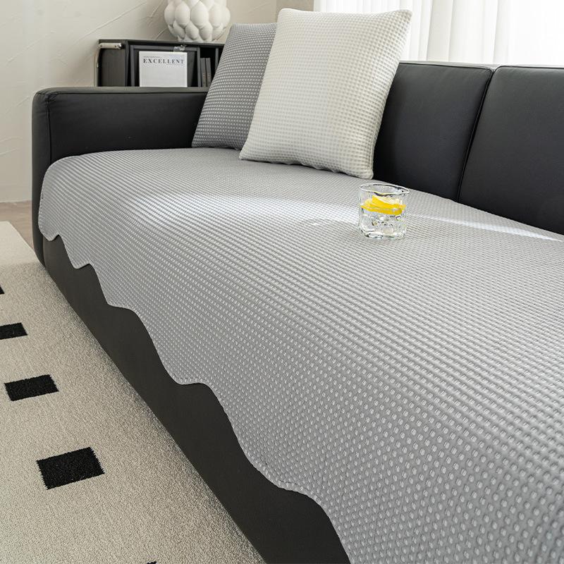 Cool Doudou Waffle Special-Shaped Sofa Cushion Summer Mat Cushion New Straight Ice Silk Sofa Cover