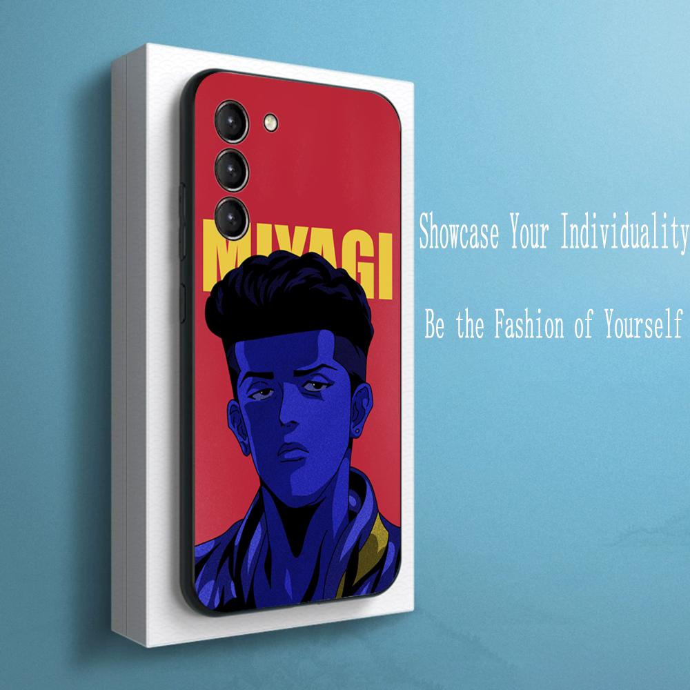 Slam Dunk Classic Basketball Comics Phone Case For Samsung Galaxy S25 S24 S23 S22 S21 S20 Plus Ultra Note20 Soft Black