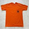 Vintage T Shirt Mens Large Orange Graphic Print 00s USA