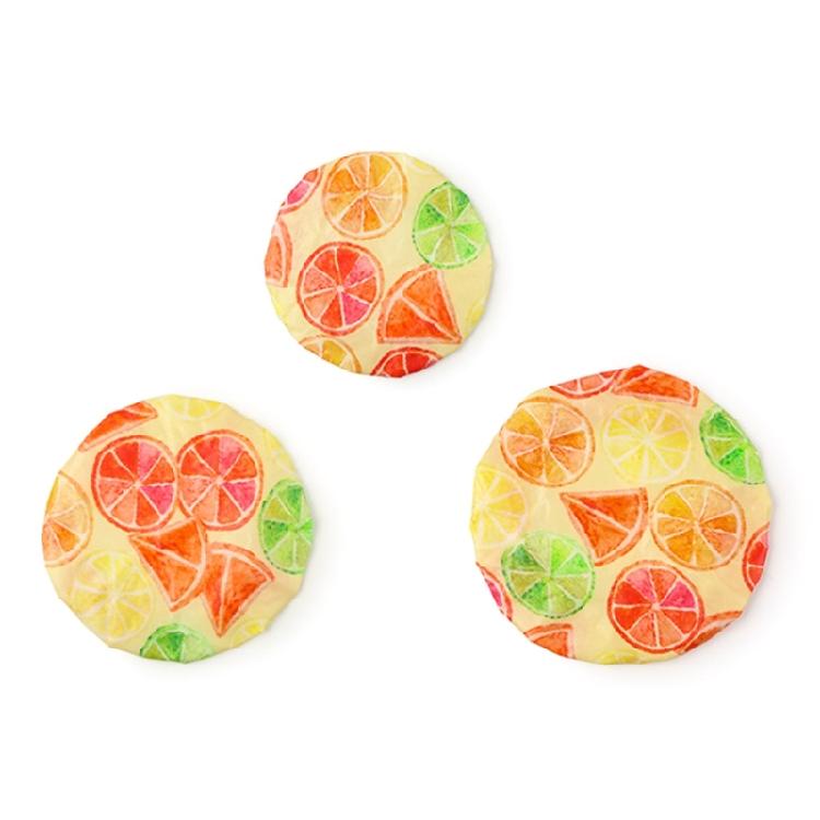3pcs Elasticated Organic Cotton Beeswaxes Bowl Covers for Bread Proofing Food Freshness Storage Lids Kitchen Accessories
