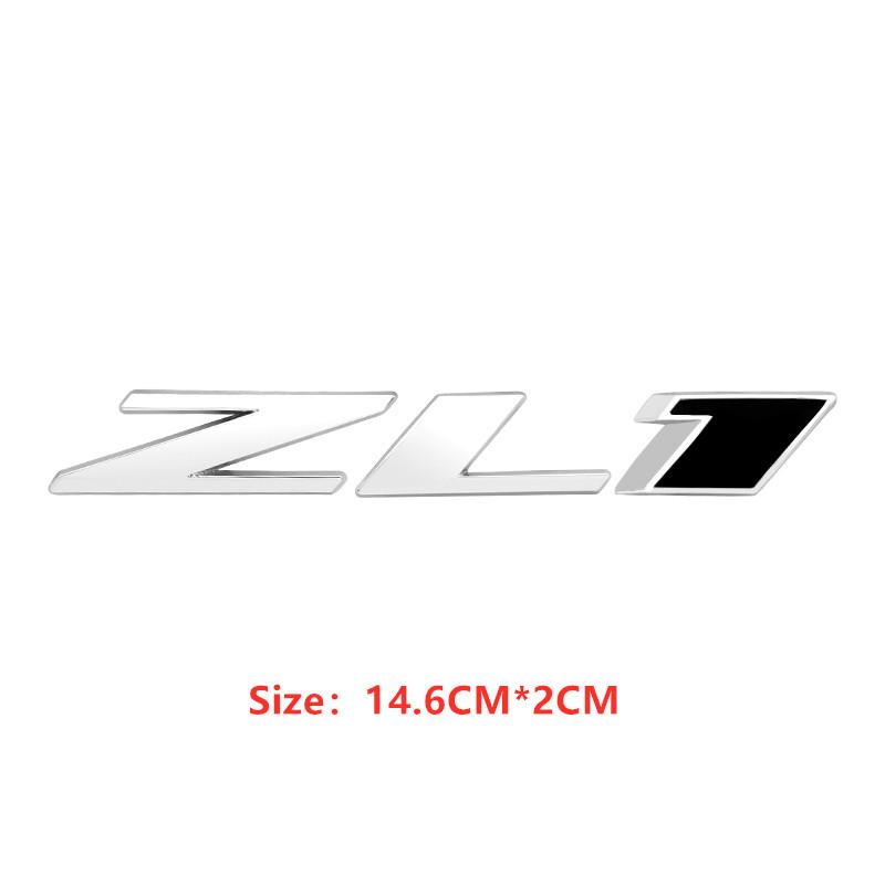 Metal ZL1 Grill Badge Car Rear Trunk Emblem ZL1 Decals Stickers Car Styling For Camaro Super Hornet Car Styling Auto Accessories