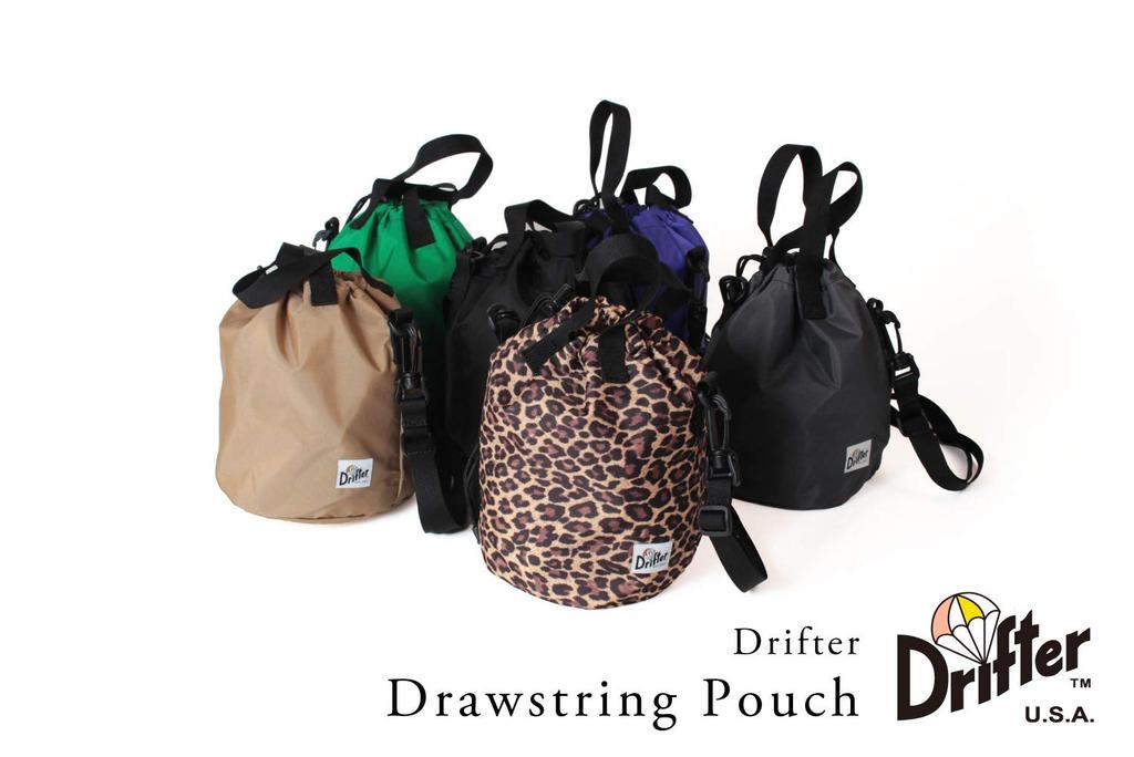 Drifter DRAWSTRING POUCH DFV1200 Black