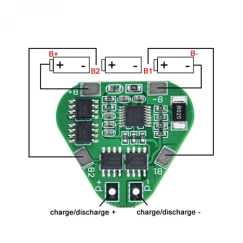 1/3/5Pcs 3S 12V 18650 Lithium Battery Protection Board 11.1V 12.6V Overcharge Over-Discharge Protect 8A 3 Cell Pack Li-Ion