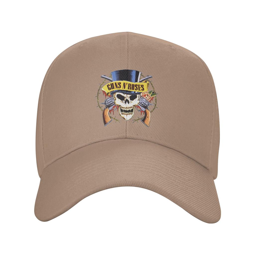 Custom Fashion Guns N Roses  Baseball Cap for Unisex Women Adjustable Adult Bullet Logo Dad Hat Summer