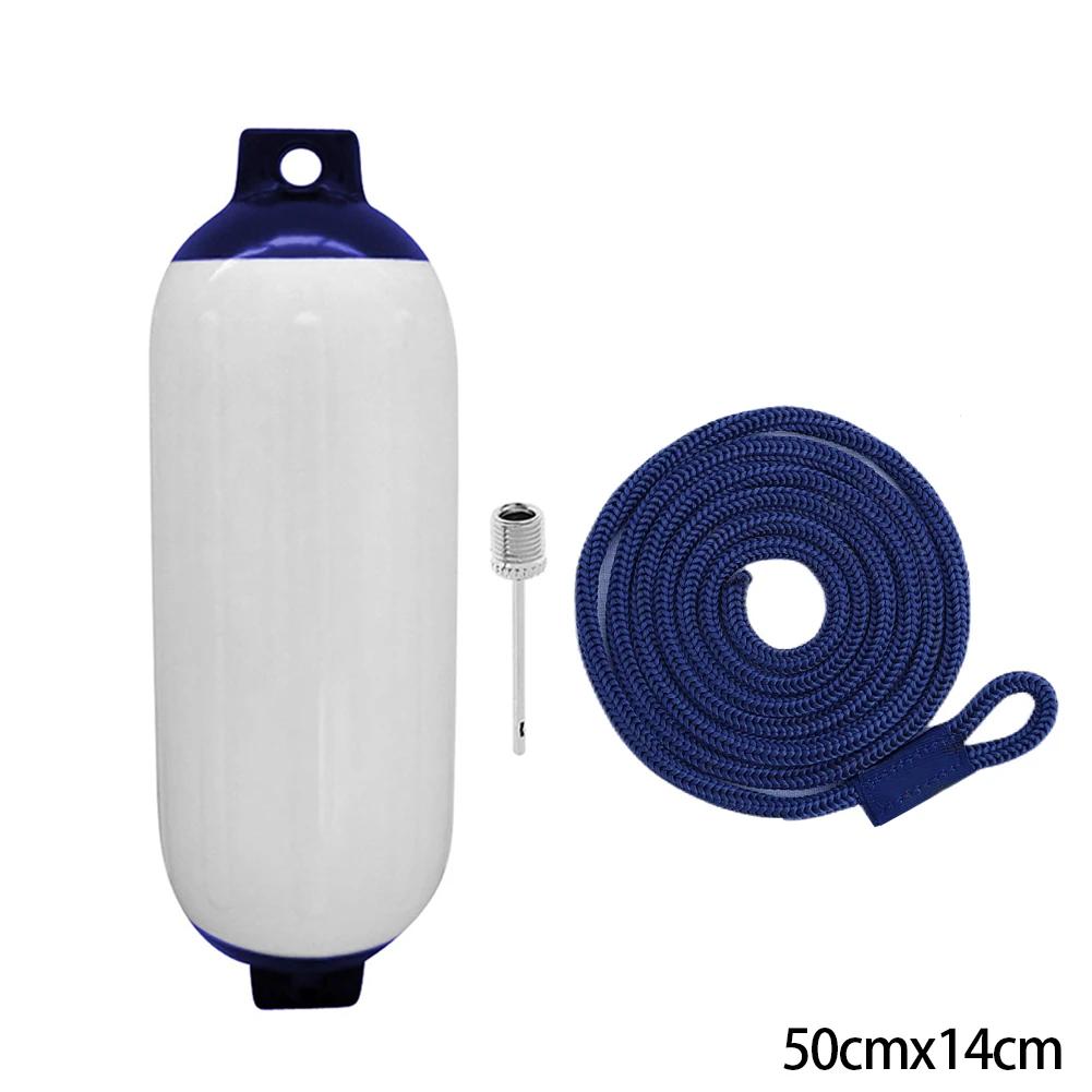 2pcs Boat Inflatable Bumper Fender Marine Bumper Fender Anti-crash Buoy Yacht Docking Mooring Shield Protection