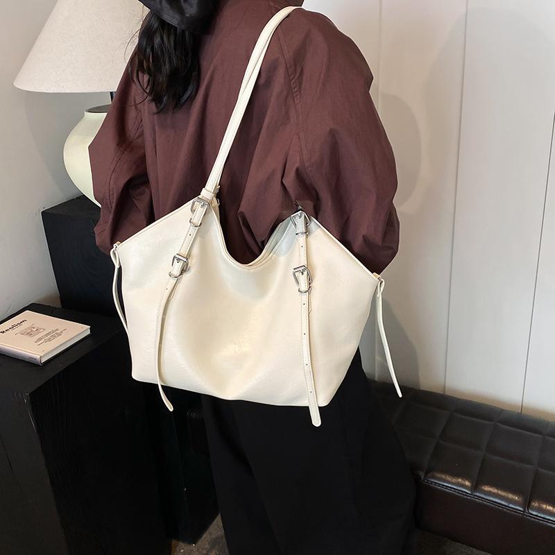 Tooxika New Retro Large Capacity High-end Commuter Bag For Women Simple And Versatile Shoulder Bag