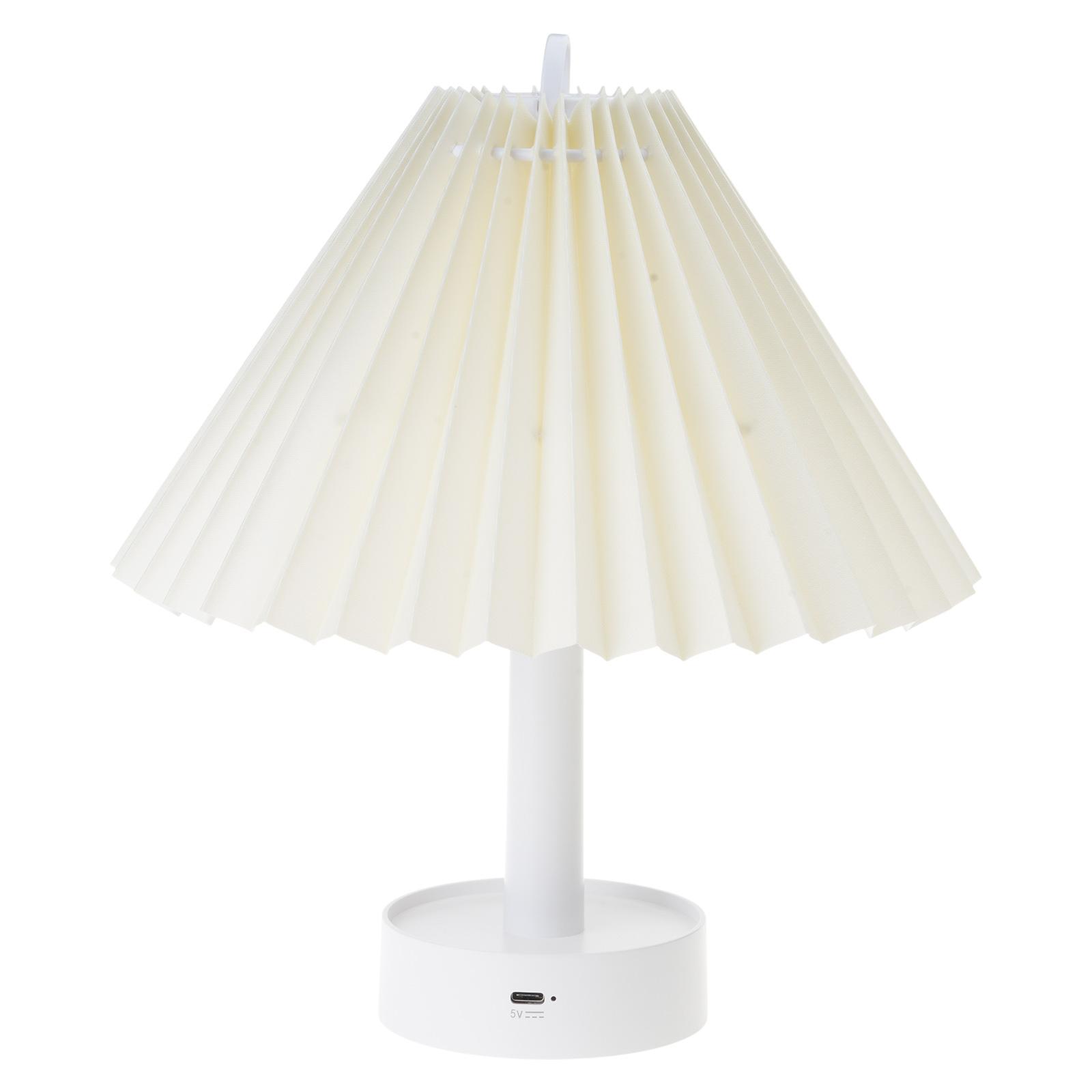 

Elegant Pleated Design Table Lamp Soft Light Adjustable Brightness for Bedroom Office and Living Room Decoration жёлтый