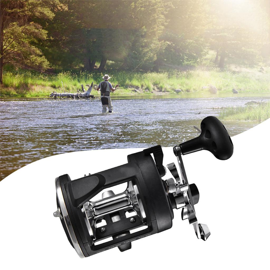 Boat Sea Fishing Reel Trolling Fishing Reel Right Hand Drum Fishing Wheel