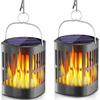 Solar Flame Wall & Garden Lamp with Plug-in Option
