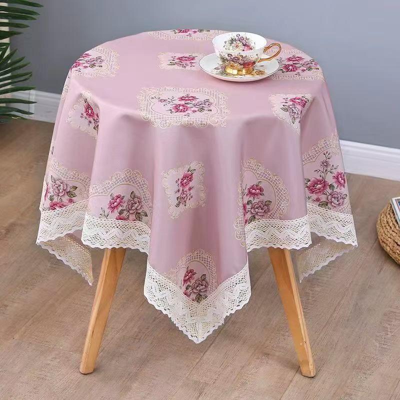 

Table Tablecloth Fabric Idyllic Coffee Table Tablecloth Door Curtain Yarn Photograph Background Decoration Cover Cloth Chinese Dining Table Fabric Qimeng Purple 60 * 60cm