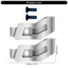 42-70-0495 Belt Clip with Screw for 2552-20 2553-20 2554-20 2555-20 Stainless Steel Belt Clip Replacement Management