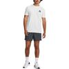 Under Armour T Shirts Men's White Crew Neck Moderate Straight Fit 1379551-100
