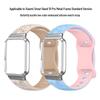 Xiaomi Smart Band 10 Pro Estrutura de Metal: Edição Cerâmica, Pulseira de Silicone Embossada em Duas Cores com Fivela Borboleta.