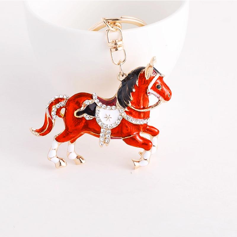  Pony Car Keychain Bag Pendant Metal Keychain Year Of The Horse