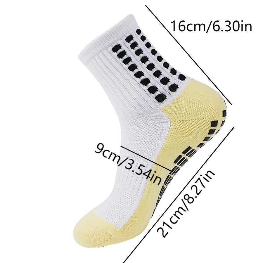 3 Pairs New Football Socks Non-slip Silicone Sole Professional Outdoor Sport Accessories Men Women Yoga  Soccer