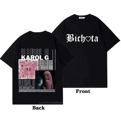 Rapper Print Tshirt Graphic T Shirts Men Women Male Cotton Tshirt Hip Hop Fashion Oversized T-shirts Clothes