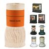 Kerosene Stove Wicks Replacement Wicks for Petroleum Heater WhiteOrange Stove Wick Oil Lamp Cores Smokeless Heaters Wicks